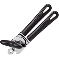 Westmark Gentle Abrelatas de Pinza con Cubierta y Elevador de Tapas- Plastic- Negro-Plateado- 20.8 x 6.5 x 5.3 cm